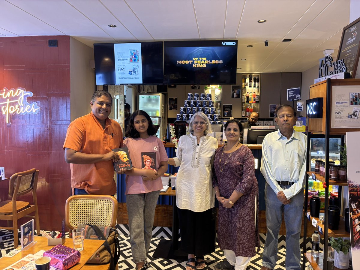 Book discussion at NYC Cafe Bangalore