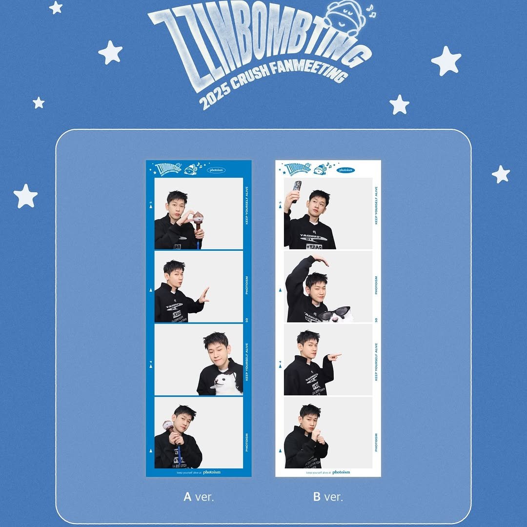 PHOTOISM X Crush
ARTIST FRAME OPEN !

The <Crush> 
artist frame will be released on photoism.

Take photos and make special memories 
with <Crush> at all of photoism stores from 3/23 - 4/5 (KST).

ONLY IN PHOTOISM
#PHOTOISM 
#Photoism_th_esplanade