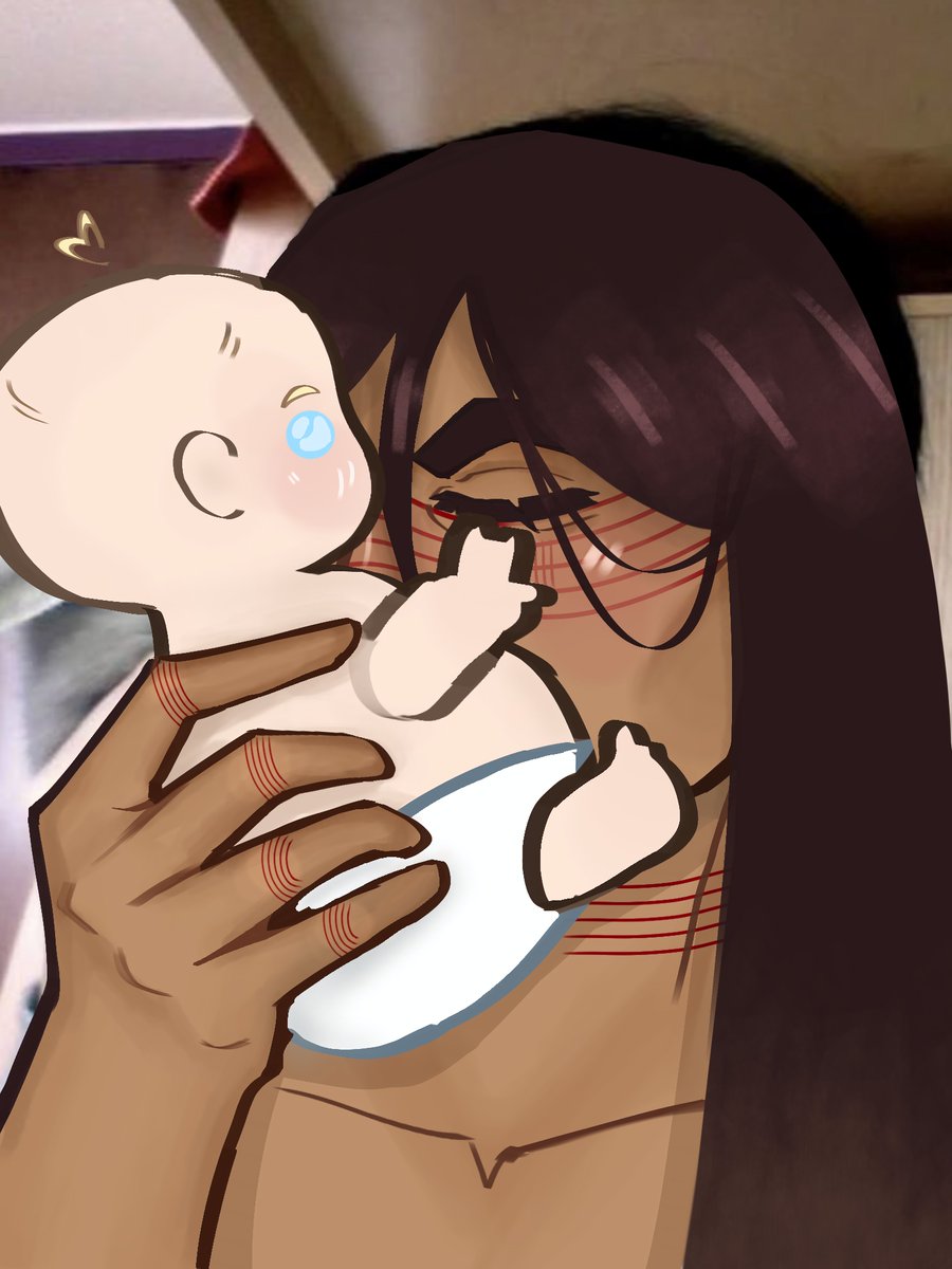 ChagrinFou's tweet image. Abel y bebé iris 🥺 #scp076 #scp105 #scpfoundation