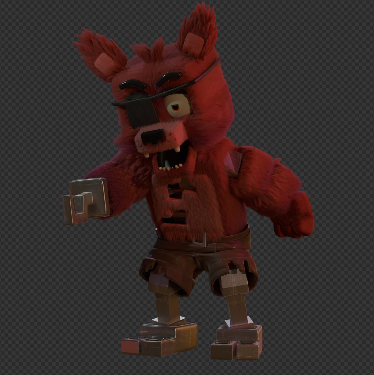 BirdieCandles's tweet image. Zamnination foxy... but fnaf movie 👀