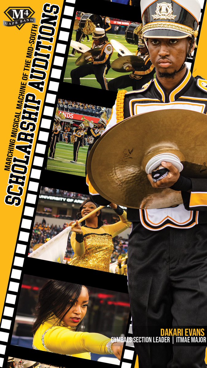 🎶🔥 Show Us Your Talent! 🔥🎶

Are you a dancer, flag twirler, or instrumentalist with skills that can’t be ignored? Now’s your time to shine! 🌟

Don’t miss your chance to take the stage! 🎺💃🏾🚩 #Scholarships #M4 #UAPBBand