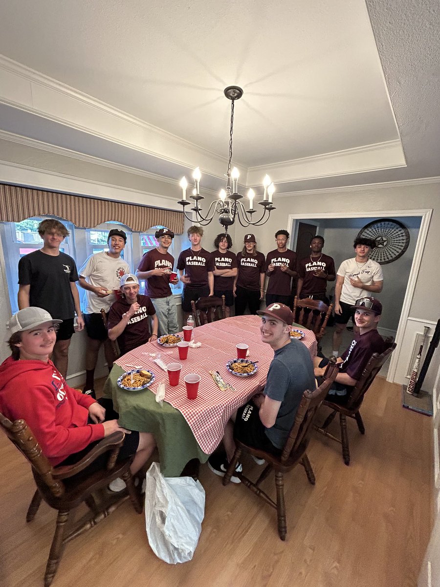 Fun team dinner night at my house