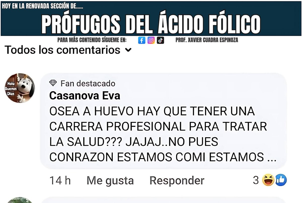 Por eso estamos como estamos… Carajo. 🥺😩

Con la salud no debería jugarse. Por eso se estudia como  profesión y uno va con profesionales .