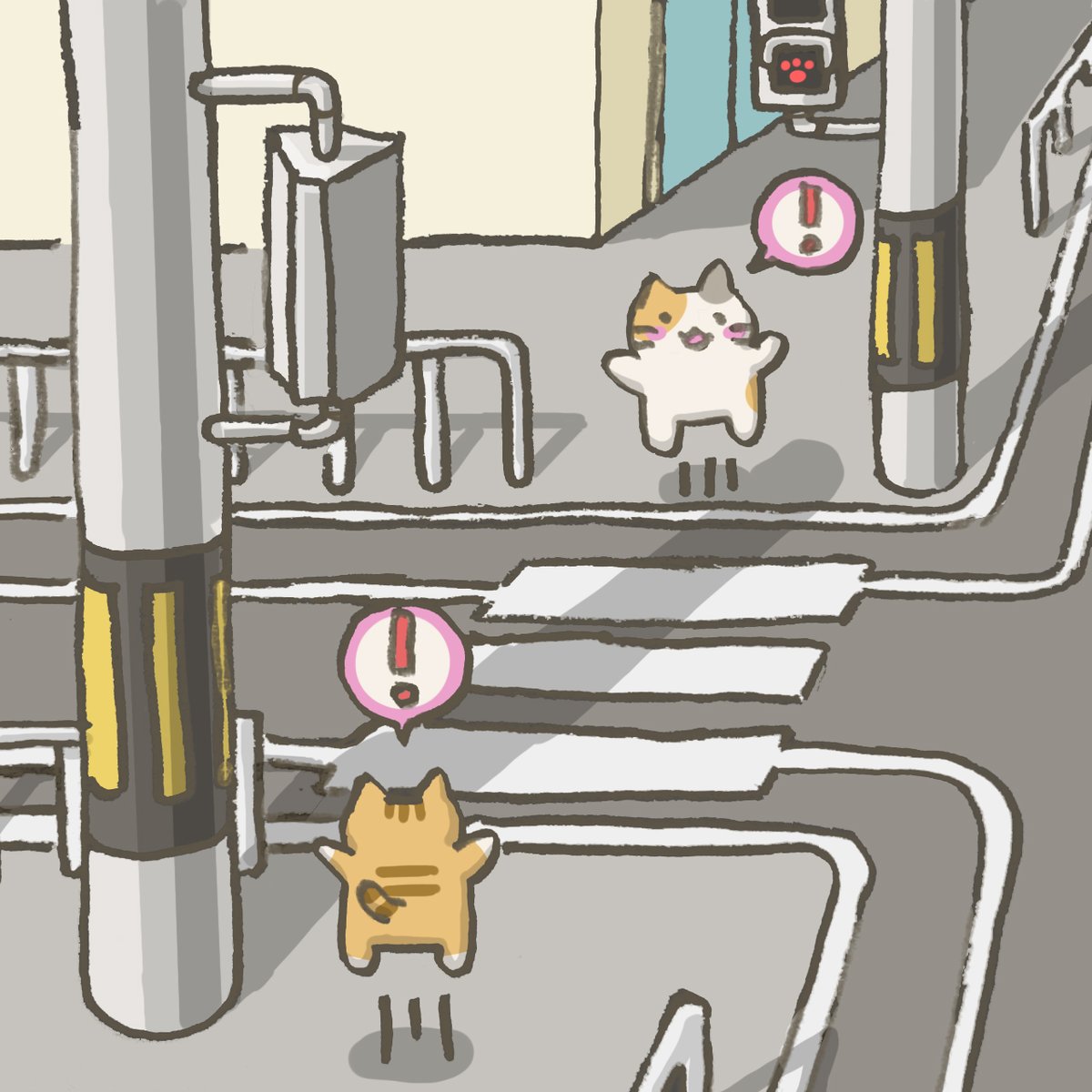 nyanko_purr's tweet photo. ぐうぜん https://t.co/UhmjY3IB3c