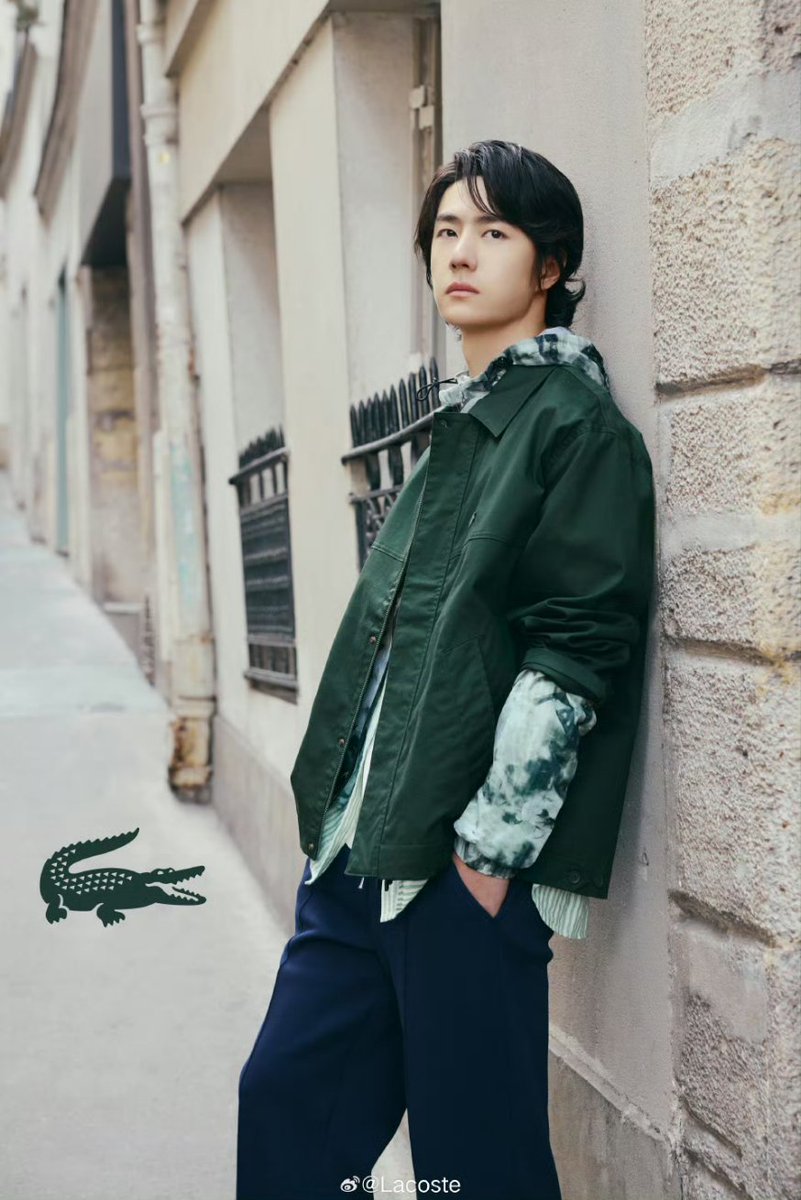 Lacoste from Yibo 王 一博 着用　同款　2025新款 LACOSTE、初の「LACOSTE from YIBO」FW25コラボレーションコレクション