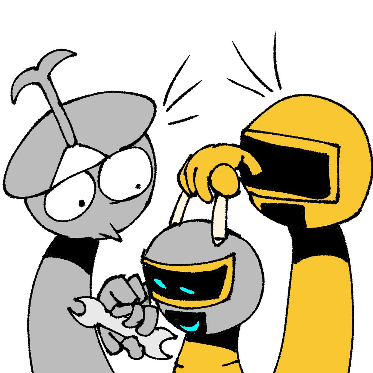 GoofyNonsense's tweet image. This comic wasent meant to be really stupid i was gonna make it serious but i didnt know how to end it so it kind of just loses all sanity halfway through
Hope you like it!! &amp;lt;3
(1/6)
#sprunki