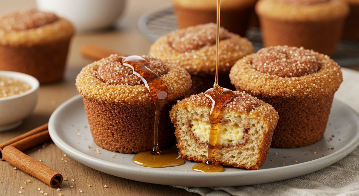 GoldenForkRecp's tweet photo. 🍞Want a cozy, indulgent breakfast? Try these Cinnamon Sugar French Toast Muffins! Easy to make in just 5 simple steps. Perfect for mornings that need a little extra sweetness. 
👉Full recipe: https://t.co/sFjGhdesrP
#GoldenForkRecipes #BreakfastGoals #RecipeOfTheDay #Food https://t.co/UDUe8F9Nu2