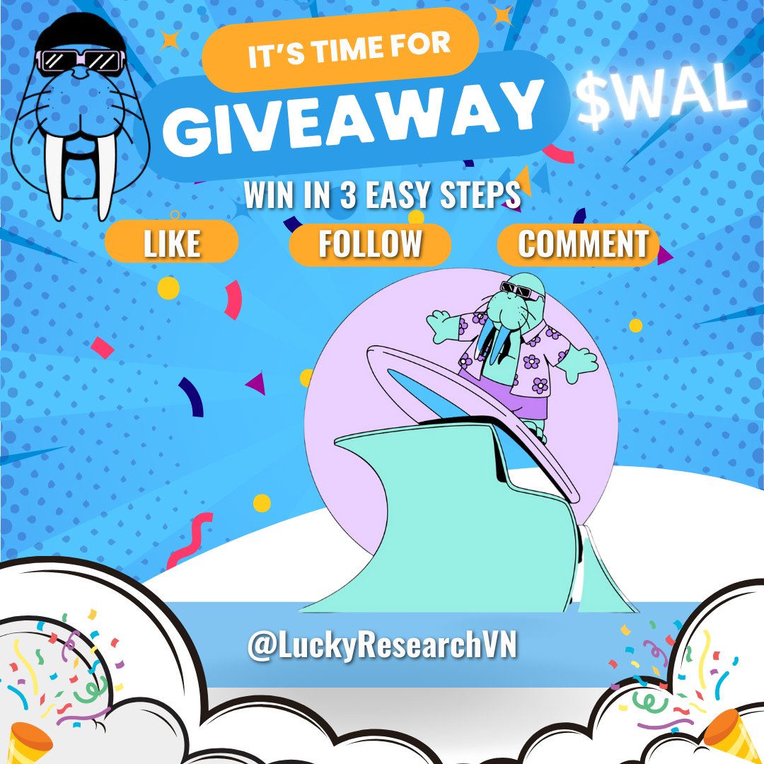 🎉 100 $WAL Token Giveaway Pool!🪙💝

05 lucky winners will share a pool of 100 $WAL ! Here's why you don't want to miss out:  
- $WAL is now featured on: walrus.xyz/wal-token
- <a href="/WalrusProtocol/">Walrus 🦭/acc</a>  Mainnet is officially launching on the 27th! 🚀  
- The project has successfully