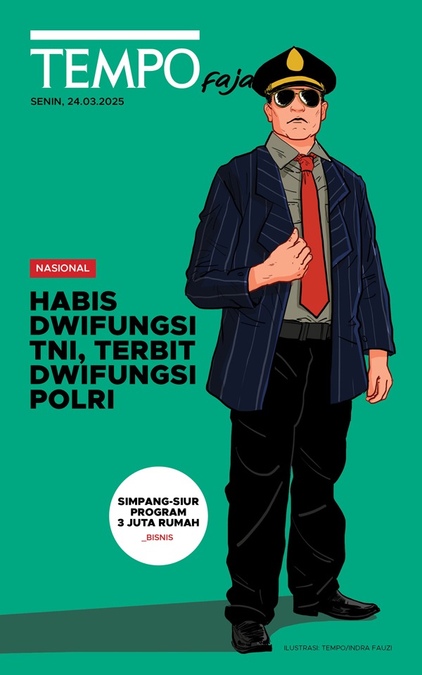 tempodotco's tweet image. Setelah Dwifungsi TNI, Kini Dwifungsi Polri

Kepala Kepolisian RI menempatkan puluhan perwira di kementerian/lembaga sepanjang 2025. 

#TempoHarian #TempoPlus