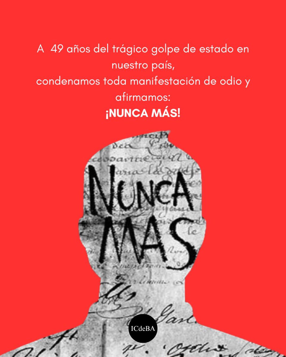 Memoria, Verdad y Justicia 
#NuncaMás