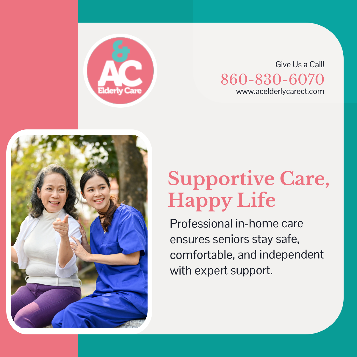 acelderlycare's tweet photo. Seniors deserve to age in comfort. Our in-home care services provide safety, support, and independence. Give your loved ones the quality care they need. Contact us today to learn more!

#HomeCare #EastHartfordCT #SeniorWellness https://t.co/Zvvh3ZPaIR