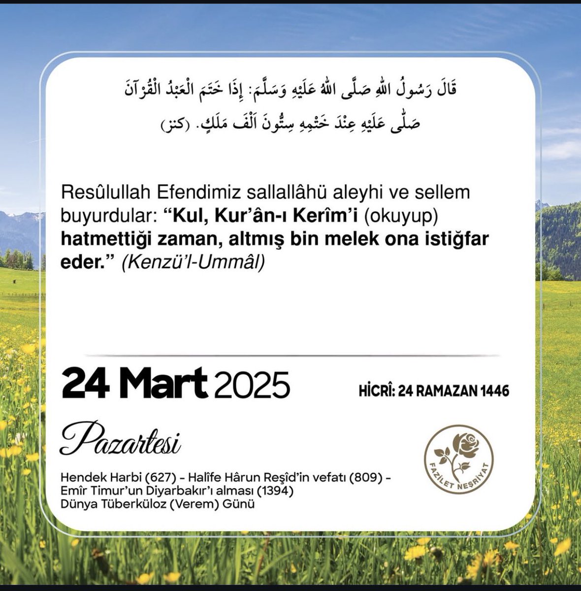 fazilet_takvim's tweet photo. https://t.co/3xULKp2AI2