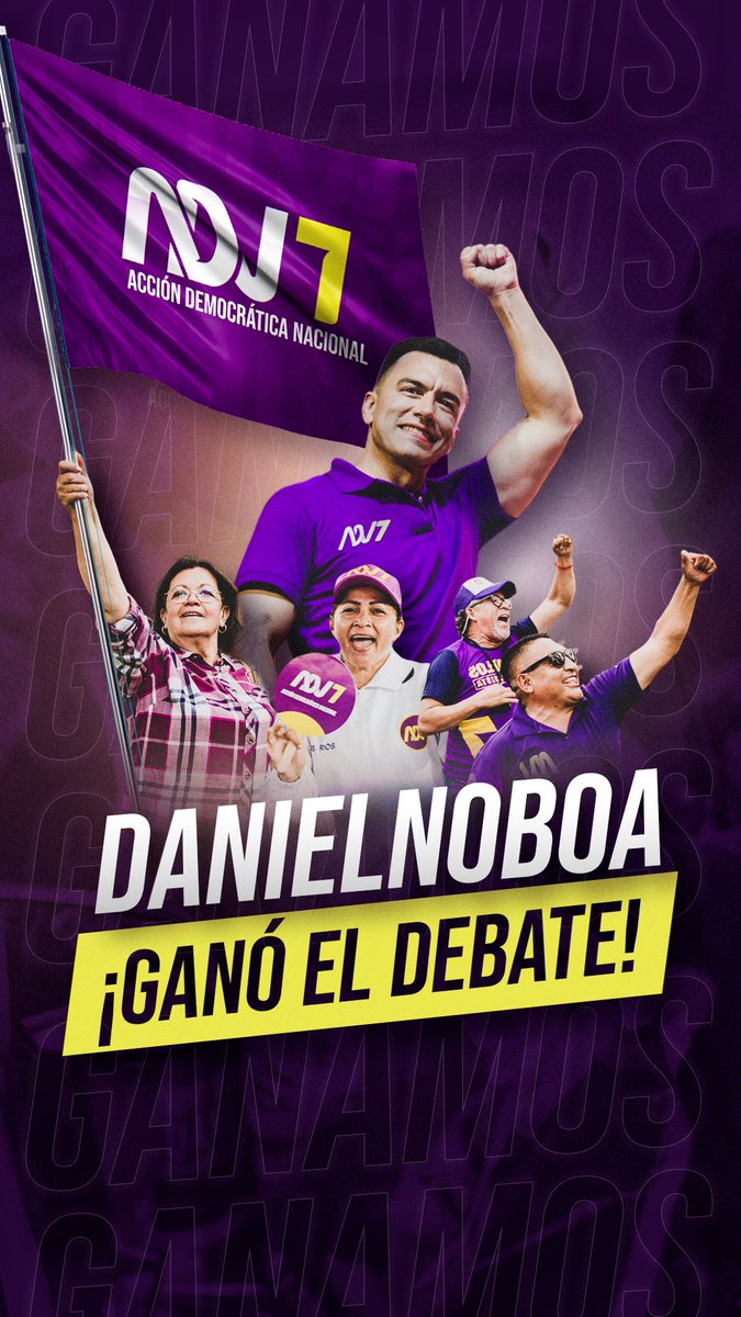 Adnecuadorok's tweet photo. Sin duda… #EseEsMiPresidente @DanielNoboaOk https://t.co/AtroWqvAUJ