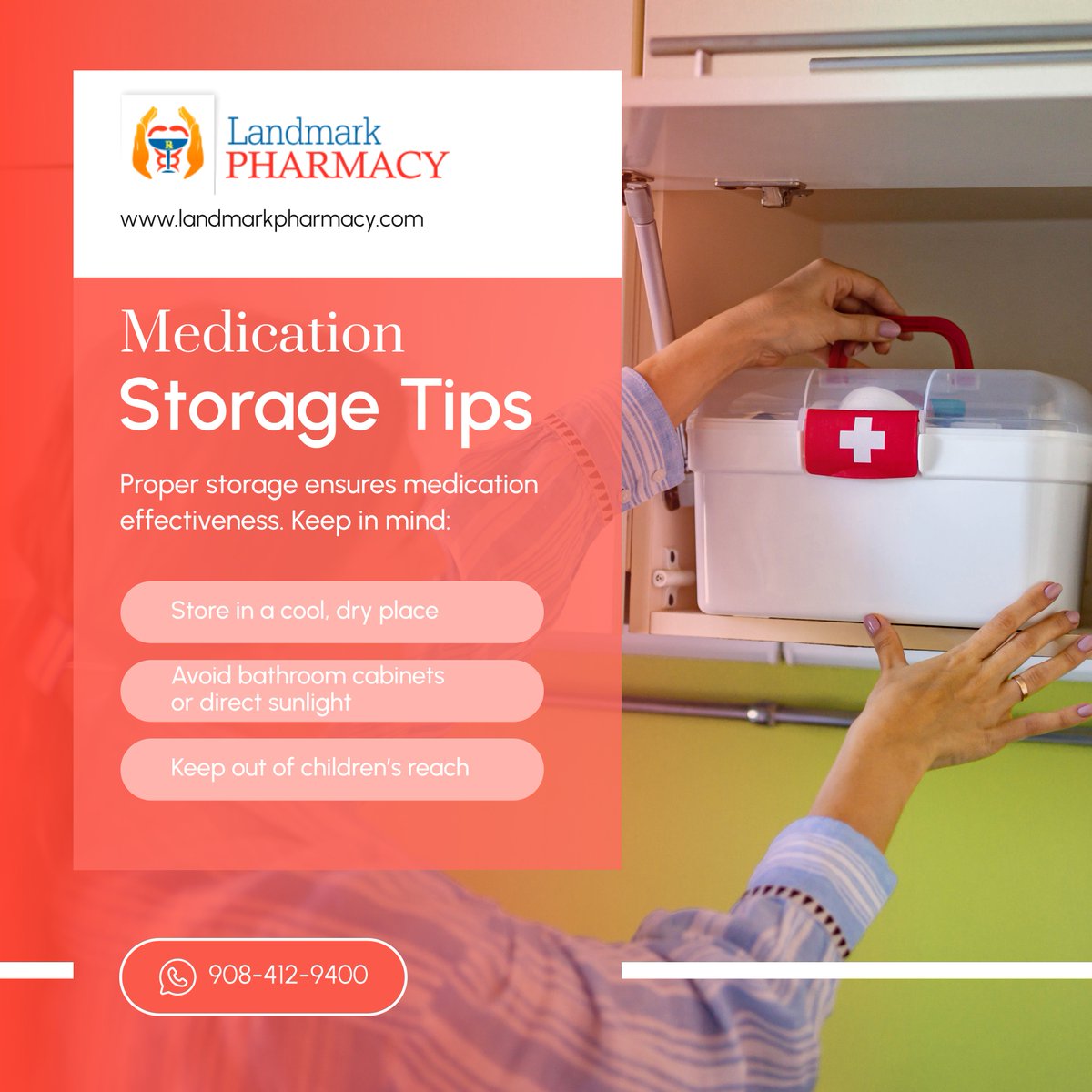 LandmarkPharm's tweet photo. Proper storage keeps medications safe and effective. Follow these tips to maintain their potency and ensure safety for your household!

#NorthPlainfieldNJ #RetailPharmacy #SafeStorage https://t.co/kBZBFcStYv