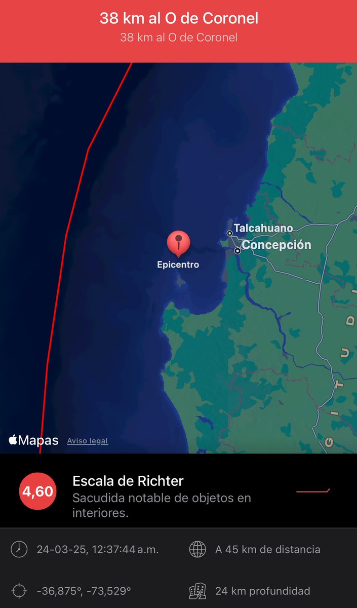 rnaredof's tweet image. #Sismo en #GranConcepción