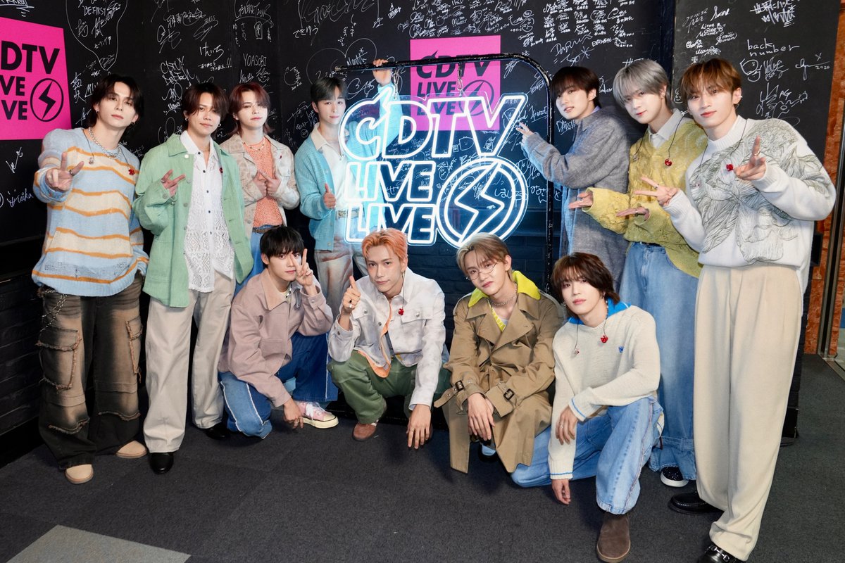 TBSCDTV's tweet photo. #CDTVライブライブ
今夜も激アツLIVEをお届け❤️‍🔥⚡️
本番直前ショットで実況中だよ📸

トップバッターは
#INI が登場！

テレビアニメ『どうせ、恋してしまうんだ。』
オープニングテーマ「Make It Count」を
フルサイズでテレビ初パフォーマンス✨

#CDTV
#TBS https://t.co/IyR01SAUC5