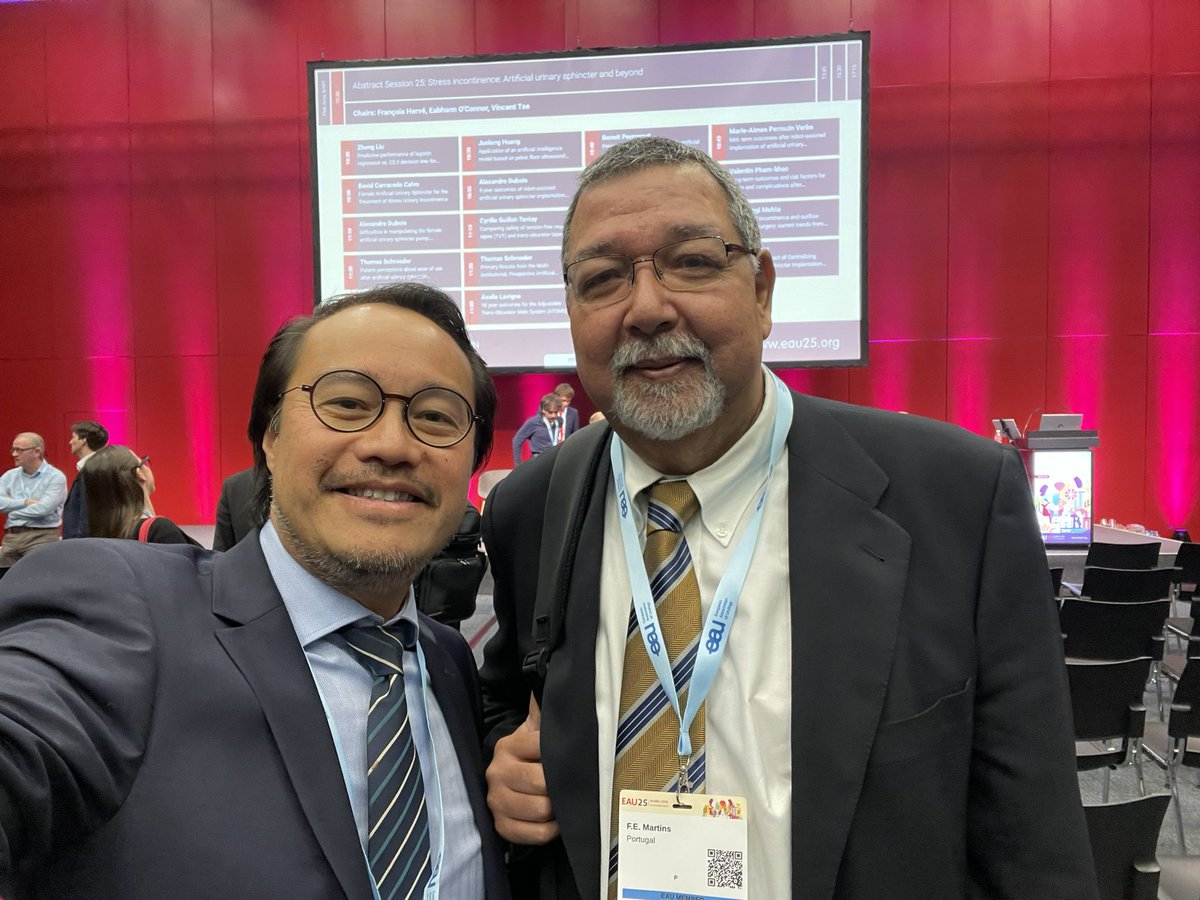 Vincent Tse (@vturodynamic) on Twitter photo Such joy to co-chair this session in “Artificial sphincter and Beyond” with <a href="/EabhannOC/">Eabhann O'Connor</a> <a href="/DrHerve_urology/">François HERVÉ</a>. High quality papers in female and male AUS, robotics and revision cases. Great work from all, ranging from med students to professors ! <a href="/USANZUrology/">USANZ</a> <a href="/bsc_urology/">Boston Scientific Urology</a> <a href="/icsoffice/">ICS</a> Such joy to co-chair this session in “Artificial sphincter and Beyond” with <a href="/EabhannOC/">Eabhann O'Connor</a> <a href="/DrHerve_urology/">François HERVÉ</a>. High quality papers in female and male AUS, robotics and revision cases. Great work from all, ranging from med students to professors ! <a href="/USANZUrology/">USANZ</a> <a href="/bsc_urology/">Boston Scientific Urology</a> <a href="/icsoffice/">ICS</a>