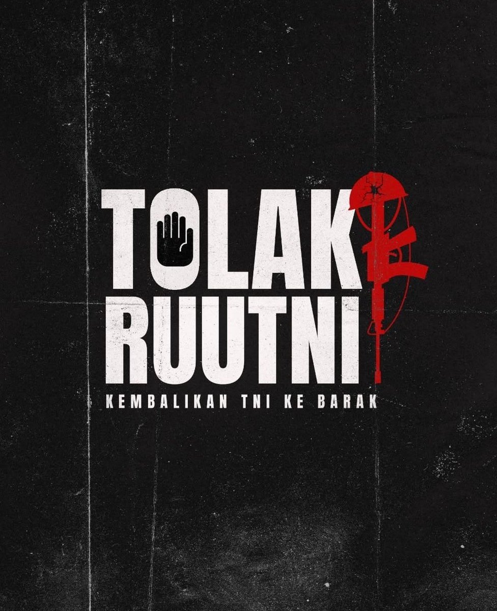 mlytfess's tweet photo. Jangan kendurkan perlawanan! Indonesia negera demokrasi, tak sepantasnya kita ditindas karena menyuarakan aspirasi! 

Tetap naikkan 

#TolakRUUTNI 
#TolakRUUPolri 
#TolakRUUKejaksaan 
#IndonesiaGelap https://t.co/HUM9DqbZi9