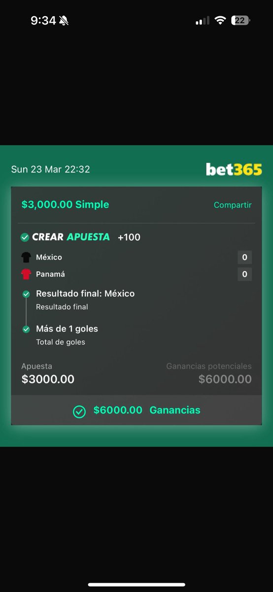 PicksRocko's tweet photo. Se ganó hoy confiando en México llevamos buenos días en el grupo 🔥🔥🔥
#Parley #ApuestasDeportivas #apuestasonline #ApuestasGratis #Mexico #nba #futbol #Pick #Deportes #ingresos #jugadasencillas #sencilla #apuestas #Deportes #casino @bet365 #casinoonline https://t.co/SsdydKw36N