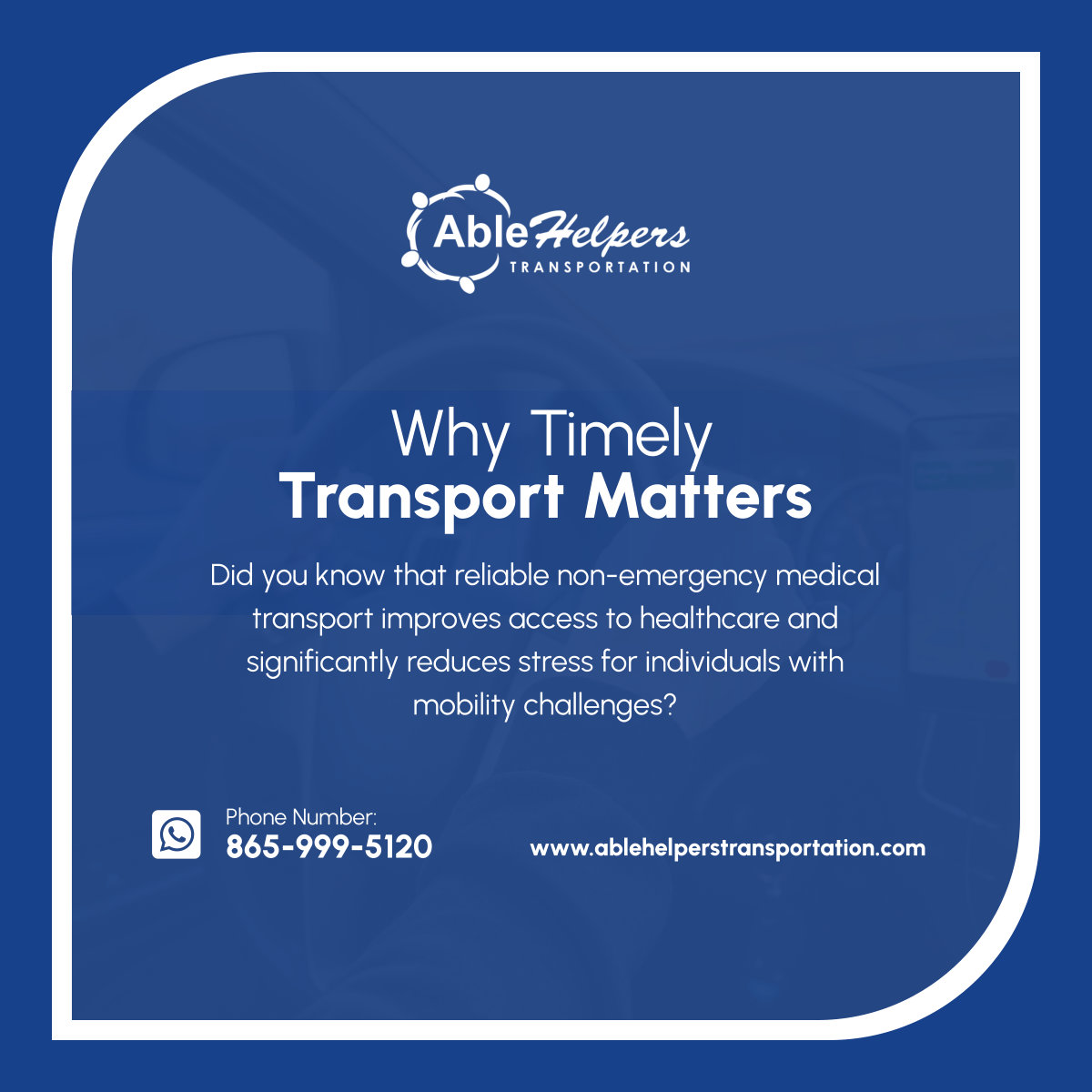 Able Helpers Transportation (@AbleHelpers) / Posts / X