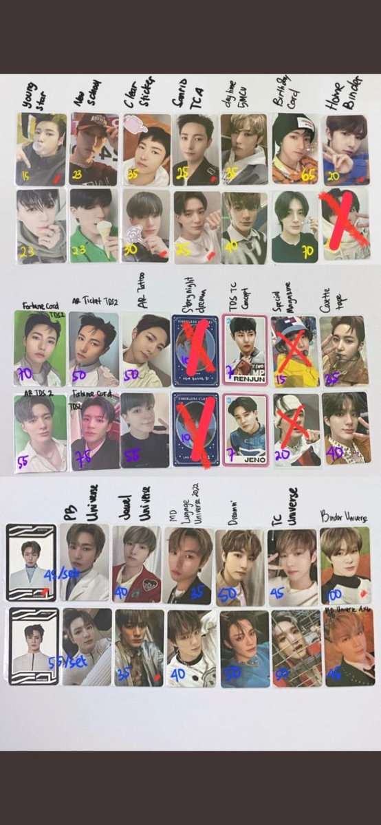 Wts // Aab Renjun Jeno PC

✅ split payment, keep event with DP
❌ exc. packing &amp; admin
📍 Jateng 🇮🇩
free ong by 🍊
 
Empathy Reload NCT 2020 Arrival Departure Hot Sauce Hello future Glitch Mode Candy ISTJ TDS Dreamvibe Vending machine PB Kihno Cashbee TC Trading Card SMCU SG BFE