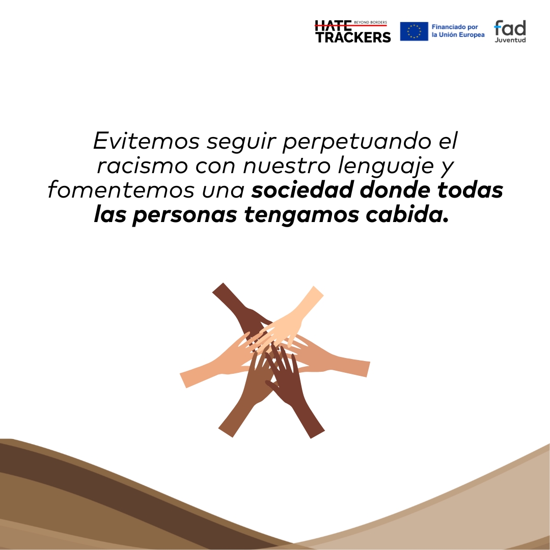 🤯¿Y si lo que dices también discrimina?”

❌No es solo una cuestión de violencia o insultos.

Hay frases cotidianas que también duelen, excluyen y perpetúan el racismo.
🚫“Color carne” 
🚫“Es un ilegal” 
🚫“Voy al paki”

Frases que escuchamos (y decimos) sin pensar. Pero que