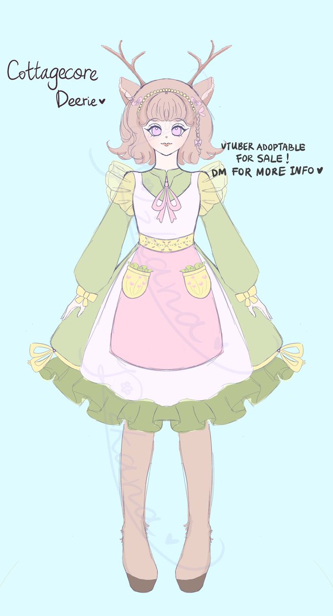 Mermaid OC tail design and two available design adoptables for sale ♡