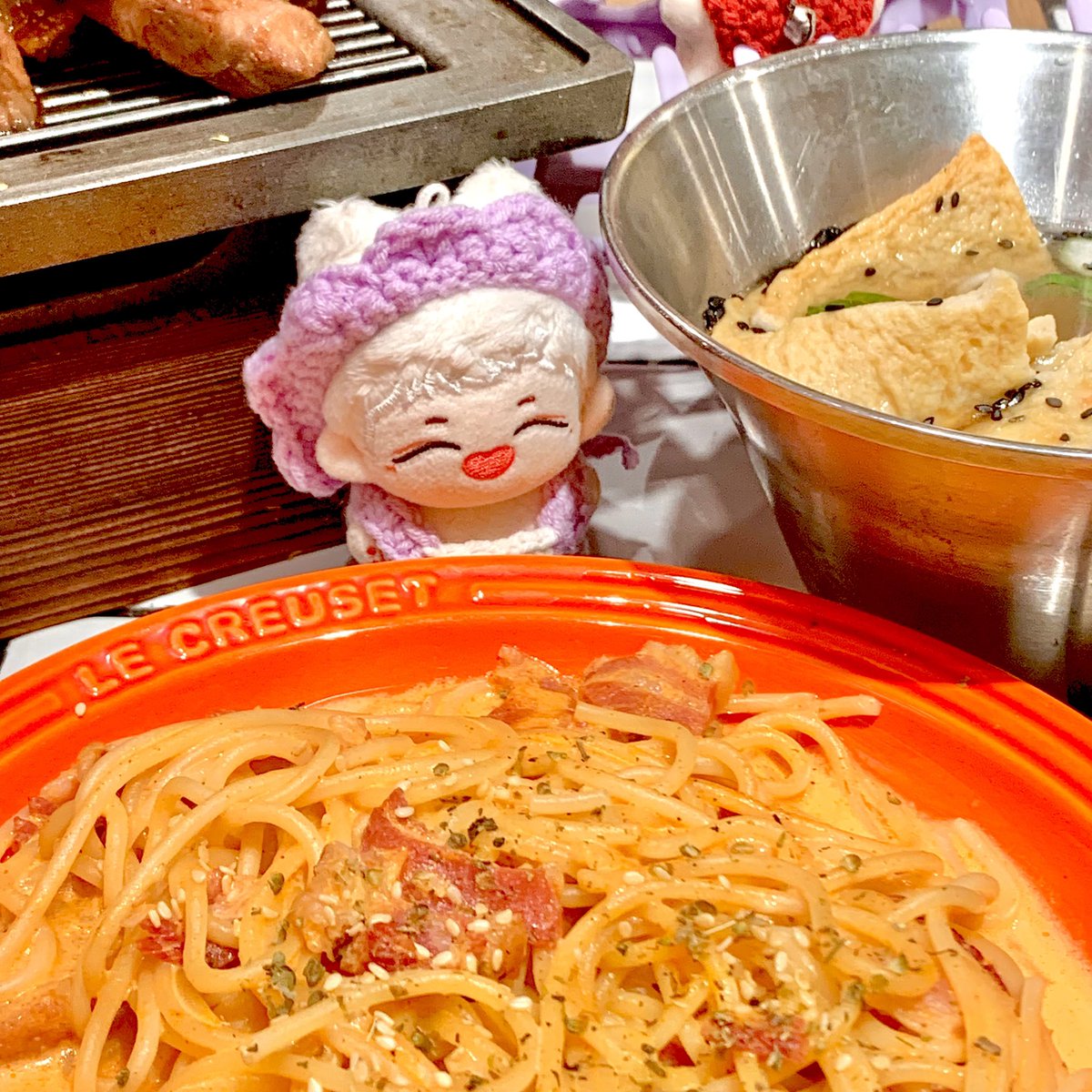 Family dinner 😋💗

#jini #moni #gigi #hibi #mini