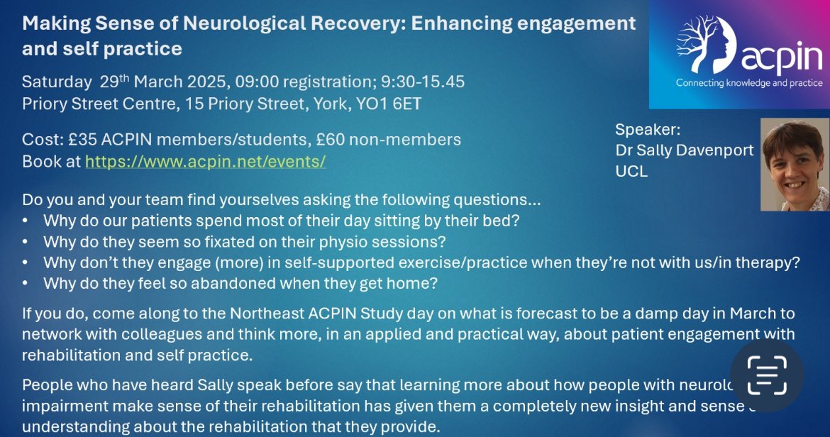 Just a few days left to book , head over to acpin.net/events <a href="/ACPIN_UK/">ACPIN</a> <a href="/NorthEastACPIN/">North East ACPIN Hub</a>