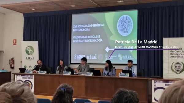 53Biologics's tweet image. 🙌 Proud to have joined the VII Iberic Congress of Genetics and Biotechnology! @53Biologics Business Development team had the opportunity to exchange insights with experts from #Wacker, #Curia, and #mAbxience during an inspiring biotech roundtable.