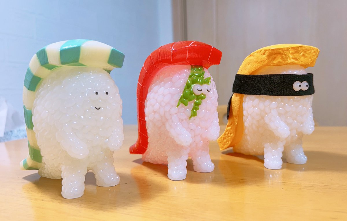 アウトサイドフェスティバルでスシエルエーのタマゴニキをお迎え🍣✨
ずっと欲しかったんだけどやっと買えました(っ'ヮ'c)!!
大きい子は3体目！！
 #スシエルエー