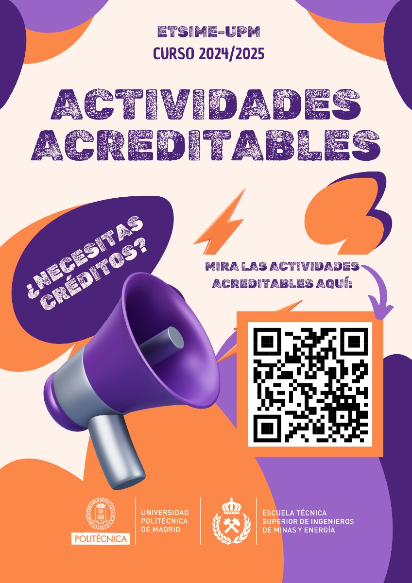 minasenergiaupm's tweet photo. 📣✨¡APÚNTATE A LAS ACTIVIDADES ACREDITABLES!✨📣
#etsimeupm #somosupm #uesevi https://t.co/4wjapQ28Jt