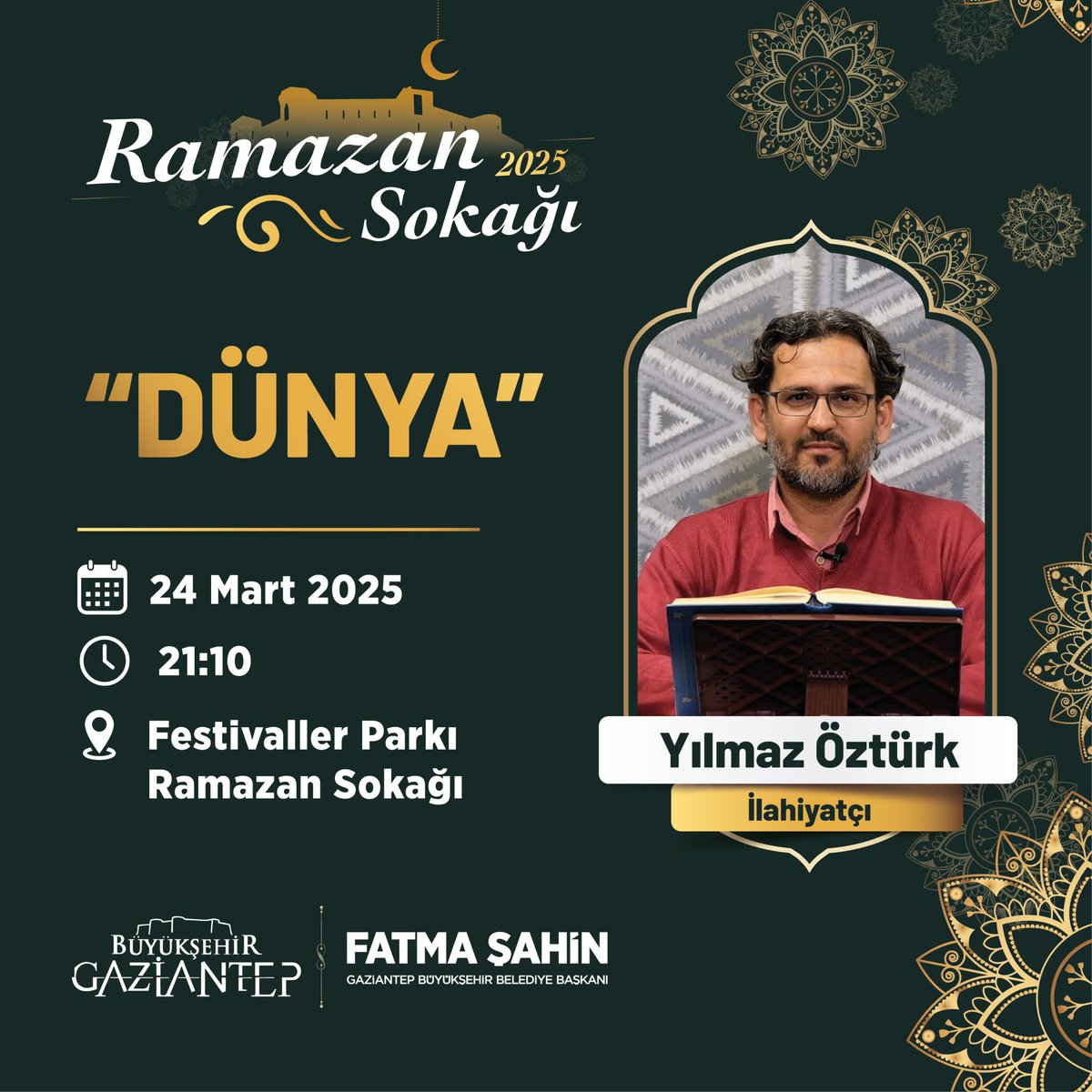 Ramazan Sokağı’nda Bugün! 🌙

📖 Fatih Kaya ile “Herkesin Bir Hîrası Olmalı” sohbetiyle başlayacak,
🌍 Yılmaz Öztürk ile “DÜNYA” üzerine derin düşüncelere dalacağız.

Bu özel akşamda sizleri de aramızda görmekten mutluluk duyarız. 

⏰ 20:45 – Fatih Kaya
⏰ 21:10  – Yılmaz Öztürk