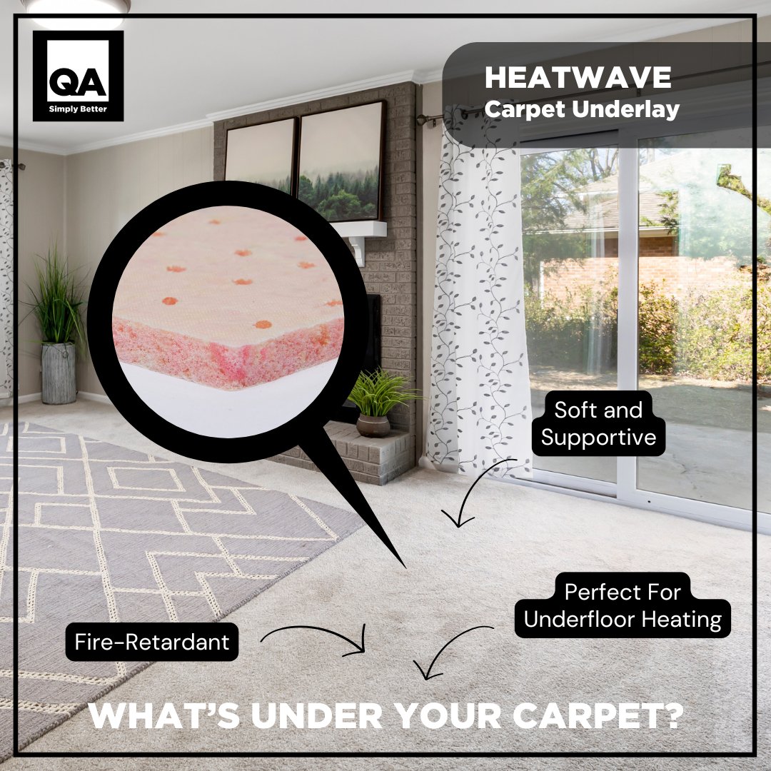 🔥 Stay cozy, safe, and supported with HeatWave! 🔥
Looking for the ultimate underlay? HeatWave has it all
qaflooringsolutions.com/carpet-underla…
#heatwave #flooring #underlay #specification #qaflooringsolutions