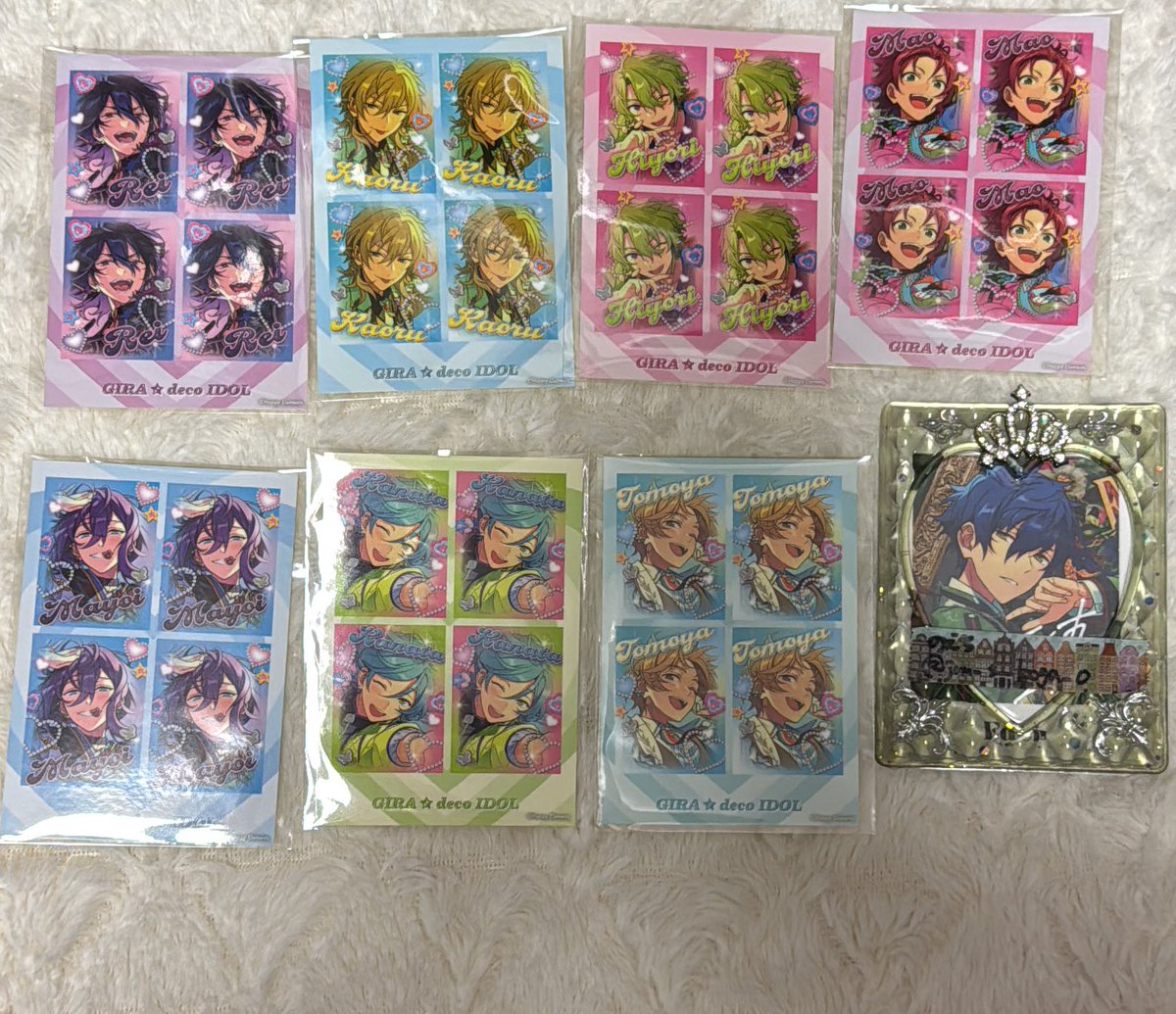 【交換/譲渡】 
あんスタ GIRA☆デコ ギラデコ プリントシールコレクション

譲：*零.*薫.*日和.○真緒.○マヨイ.奏汰.友也

求：ジュンor定価+送料

*は無印含む方優先、交換譲渡優劣ありません。
都内手渡しor郵送📮

検索からもお気軽にお声掛けください！