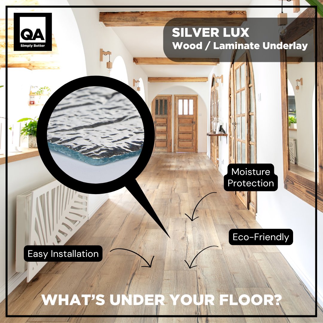 ✨ The Underlay You Can Rely On! ✨
🔹 Moisture Protection
🔹 Easy Installation
🔹 Eco-Friendly
Looking for great value and reliable performance? SilverLux has you covered!
qaflooringsolutions.com/wood-underlay/…
#underlay #flooring #specification #qaflooringsolutions