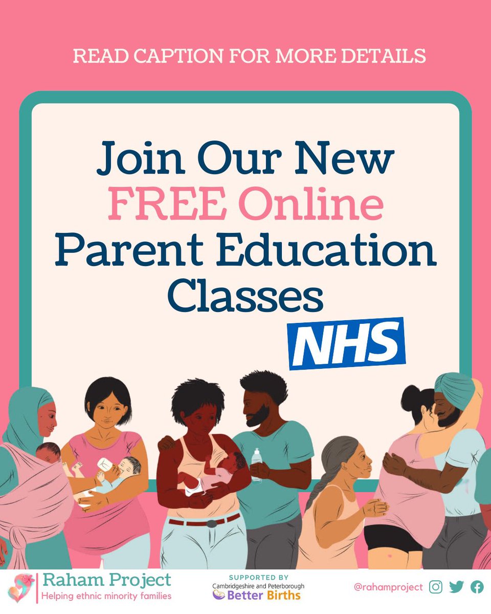 Raham Project (@rahamproject) on Twitter photo 👶 Free Online Parent Education Classes – Multilingual Support Available!
Are you expecting a baby and living in South East London?
Do you speak Spanish, Portuguese, French, Arabic, Romanian, or Somali?
📧 To join or find out more, email: octavia.wiseman@nhs.net 👶 Free Online Parent Education Classes – Multilingual Support Available!
Are you expecting a baby and living in South East London?
Do you speak Spanish, Portuguese, French, Arabic, Romanian, or Somali?
📧 To join or find out more, email: octavia.wiseman@nhs.net