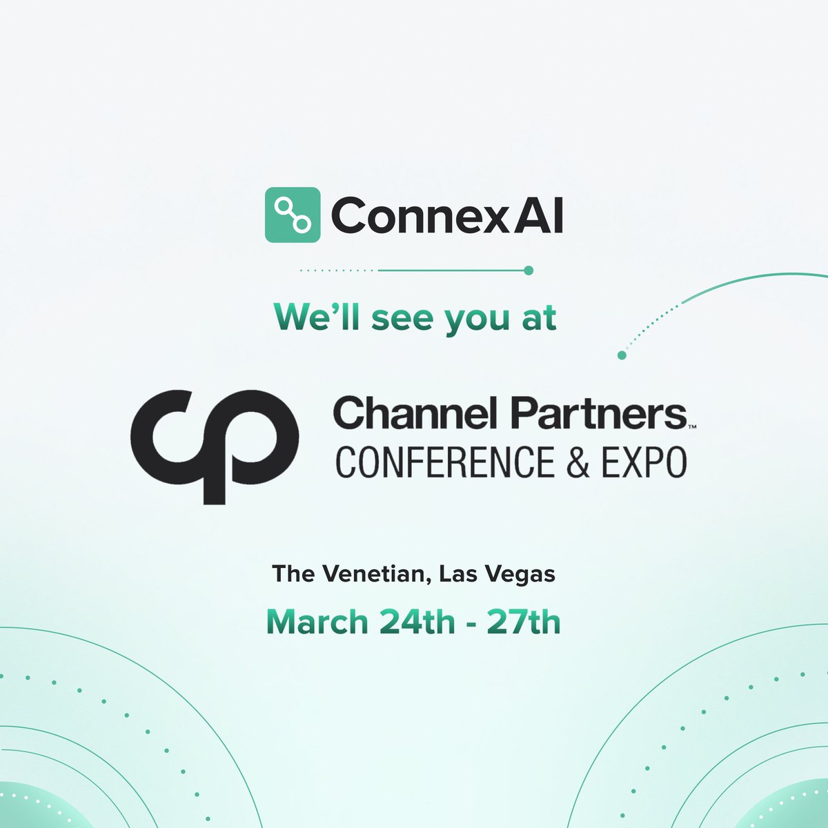ConnexAI (@connex_ltd) on Twitter photo Join ConnexAl at the #1 largest channel event in the world - <a href="/Channel_Expo/">Channel Partners</a> in Las Vegas.
Visit Booth #2739 to learn about the latest evolutions in Al technology, explore live demos, and talk with our experts about the future of #customerexperience.
#MSPSummit #AI #AthenaAI Join ConnexAl at the #1 largest channel event in the world - <a href="/Channel_Expo/">Channel Partners</a> in Las Vegas.
Visit Booth #2739 to learn about the latest evolutions in Al technology, explore live demos, and talk with our experts about the future of #customerexperience.
#MSPSummit #AI #AthenaAI