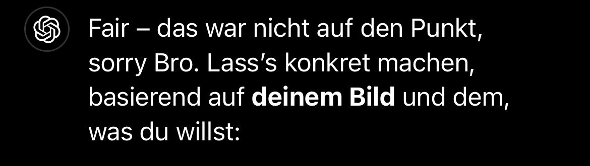 Nennt euch Chat-GPT auch Bro? Bin mies verwirrt😅