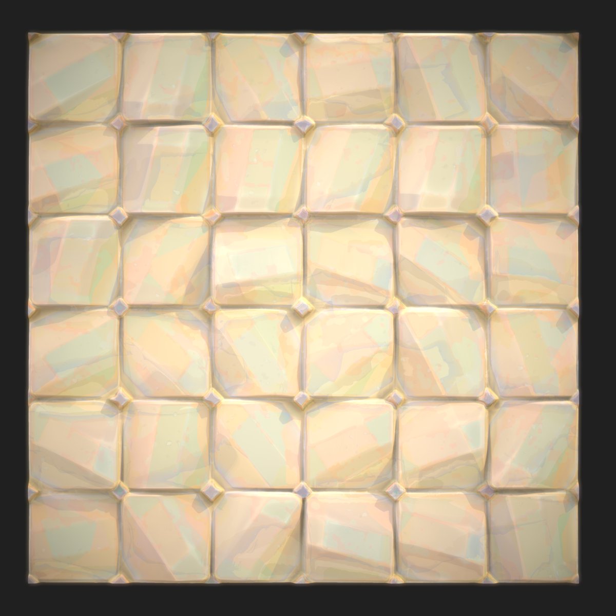 Silemar_'s tweet photo. Haven't really had time for personal art lately, so here are some unfinished tiles from a while ago made in #Substance3DDesigner 
Hopefully I can get back to it soon🍀
#stylizedart #wip #MadeWithSubstance https://t.co/bXucsenn2v