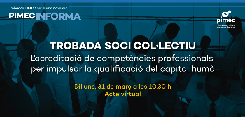 El sistema d'acreditació de competències aporta beneficis tant a les persones treballadores com a les empreses.

Si ets una empresa, gremi o associació del sector del comerç, et convidem a participar en una jornada on donarem a conèixer el nou procediment d'acreditació de