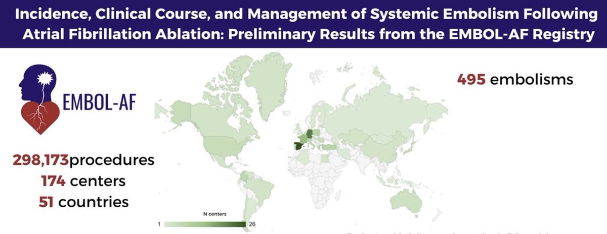 Jose Luis Merino (@joselmerino) on Twitter photo The EMBOL-AF registry (~500 systemic embolisms post-AF ablation) will be unveiled at a #EHRA2025 LBCT session!
Learn when they happen & how energy source matters.
Still time to contribute to the final paper: EmbolAF@arritmias.net
#EPeeps #AFib <a href="/EHRAPresident/">EHRAPresident</a> <a href="/drjohnm/">John Mandrola, MD</a> <a href="/jongichun/">Julian Chun</a> The EMBOL-AF registry (~500 systemic embolisms post-AF ablation) will be unveiled at a #EHRA2025 LBCT session!
Learn when they happen & how energy source matters.
Still time to contribute to the final paper: EmbolAF@arritmias.net
#EPeeps #AFib <a href="/EHRAPresident/">EHRAPresident</a> <a href="/drjohnm/">John Mandrola, MD</a> <a href="/jongichun/">Julian Chun</a>