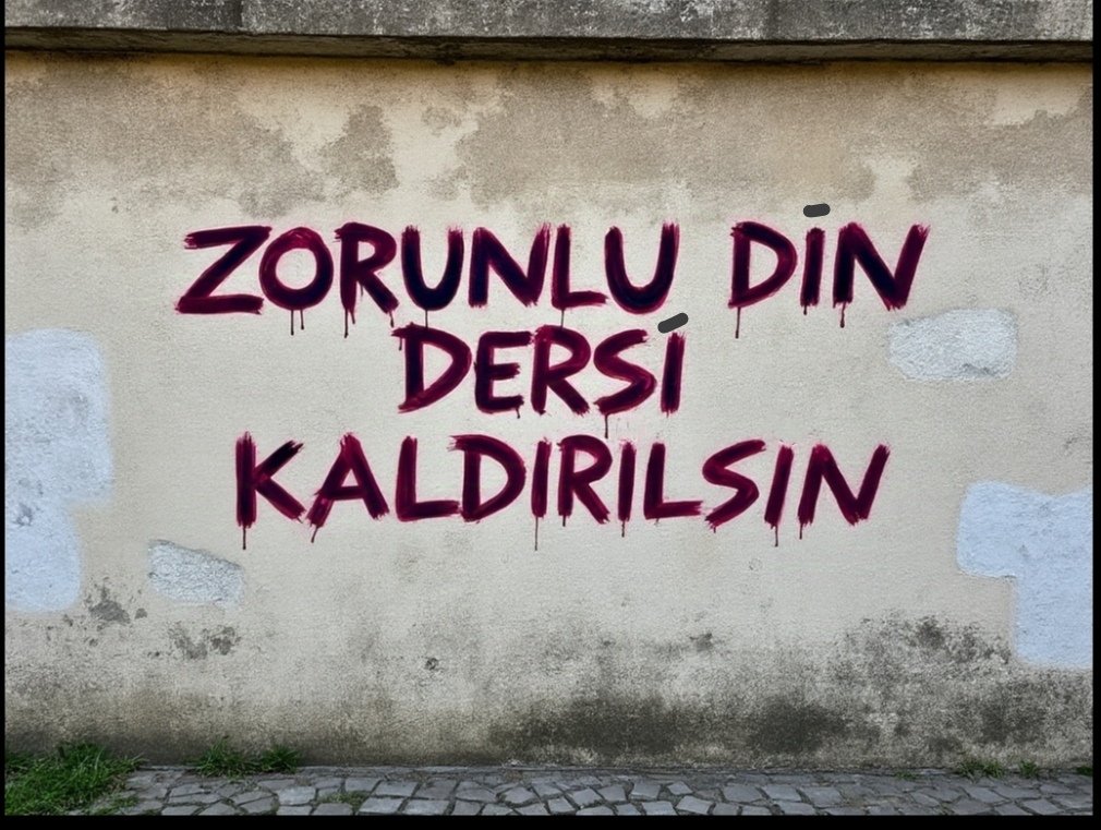 Herkese iyi haftalar.
Tüm çocuklarımıza iyi Dersler

Zorunlu din dersleri kaldırılana kadar her pazartesi hatırlatacağız;
Zorunlu din dersi, asimilasyon dersidir.
Zorunlu din dersi faşizmdir. 

#ZorunluDinDersiKaldırılsın