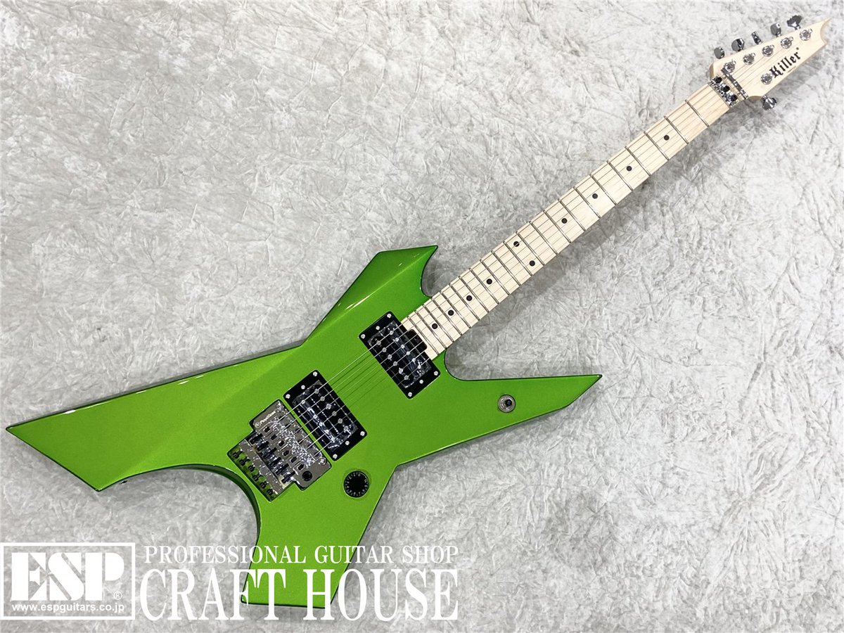 espcrafthouse's tweet image. 【✨入荷情報✨】
Killer 「KG-Exploder SE / Viper Green」が即納可能‼️

コストパフォーマンスに優れたExploderです🔥

デジマートはこちら💁
digimart.net/cat01/shop22/D…
#ESP渋谷店 #Killer #Exploder