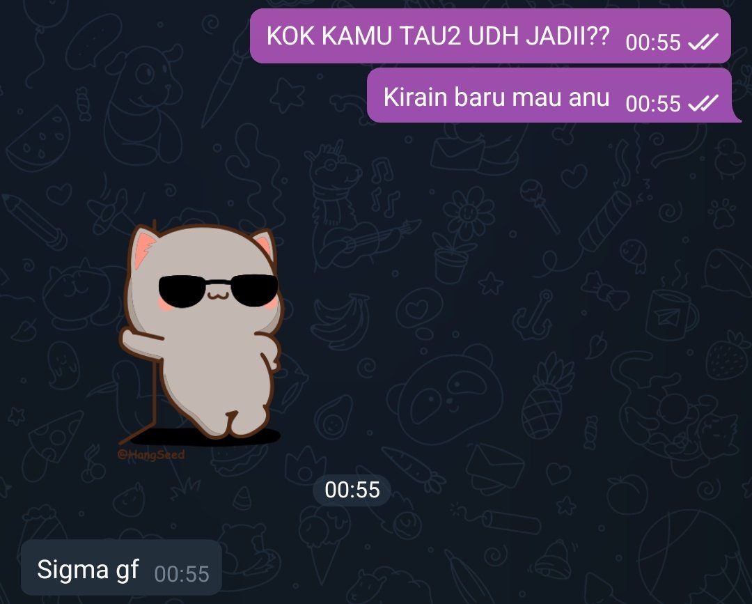 Ngajak cpan layout dadakan tau2 udh jadi,,

Pacar gua si paling sigma gf ceunah 😎🤏
