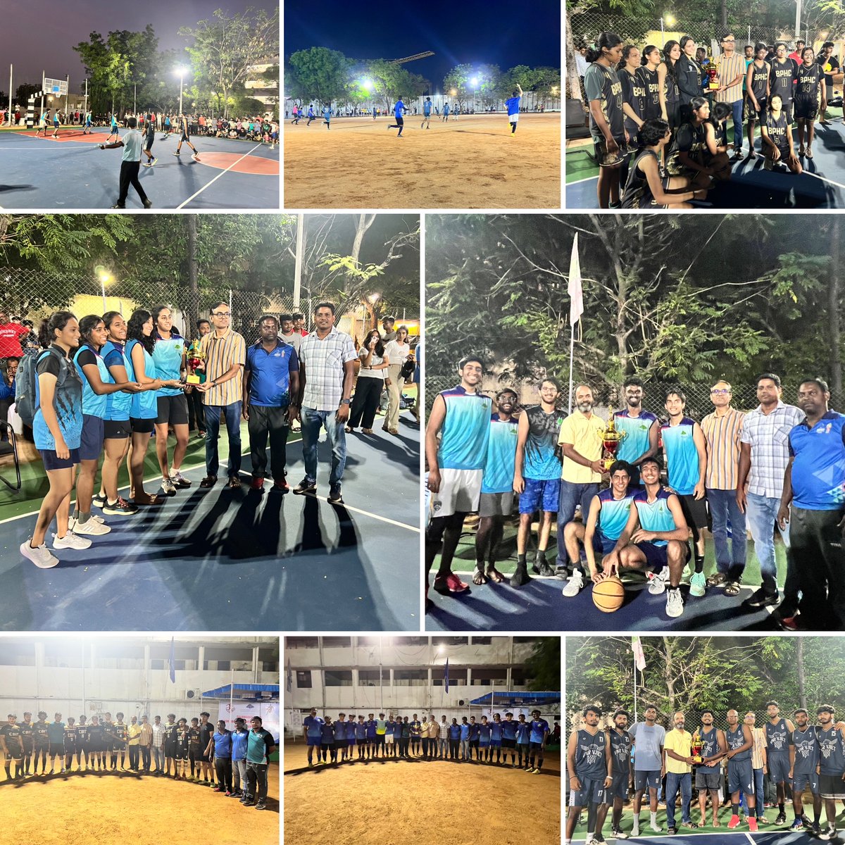 ⚽️🏀 An action-packed #Telangana State Inter-Engineering College Tournament 2025 held <a href="/iiit_hyderabad/">IIIT Hyderabad</a>. We had matches in #Basketball (Men &amp; Women) &amp; #Football (Men)! Congrats to all the winners &amp; participants! 👌 organization by the PEC &amp; Team. #SportsatIIITH #ProfGiri 🏅🏅