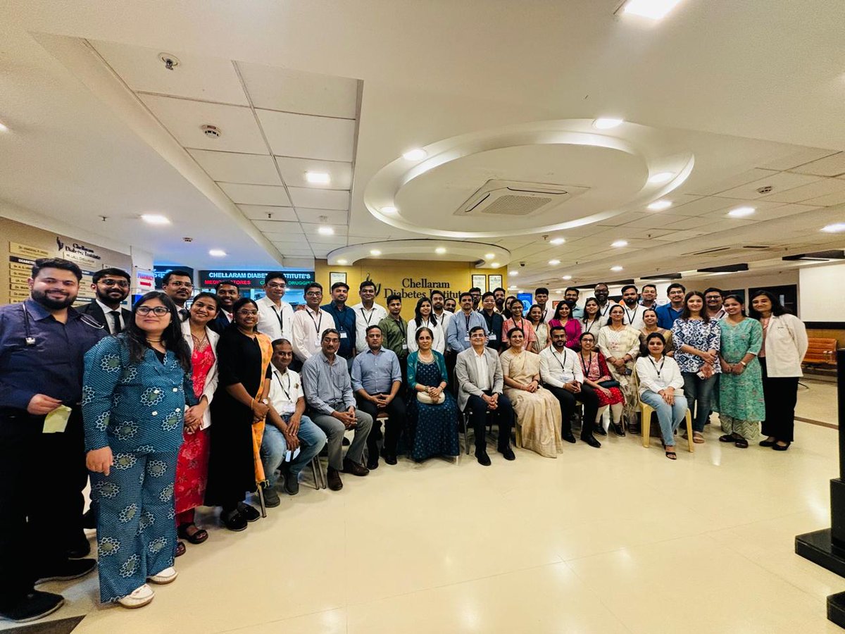 SummitCdi's tweet image. #ChellaramDiabetesInstitute (CDI) successfully concluded the #InteractiveWorkshop on #PracticalDiabetology (Mar 22-23, 2025)! 🩺 30+ physicians from Maharashtra gained hands-on insights into #diabetesmanagement- cdiacademy.org.in/courses/

#PracticalDiabetology