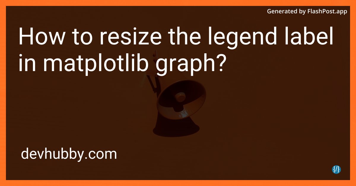 devhubbycom's tweet image. Legend is bigger than the plot, do I need to sign up for resizing classes?" 📏
Source: devhubby.com/thread/how-to-…
#DataViz #Coding #PythonTips #PythonDeveloper #matplotlib #label
