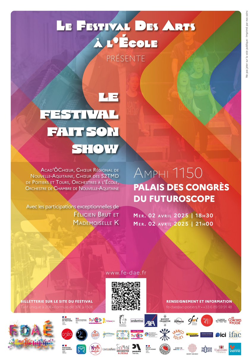 Il reste quelques places 😉🎶 on a hâte 
<a href="/MathiasCharton/">Charton Mathias</a>  <a href="/AcadOChoeur/">Acad’ÔChoeur</a> <a href="/emcc_poitiers/">Education Musicale - Académie de Poitiers</a> <a href="/futuroscope/">Futuroscope</a> <a href="/acpoitiers/">Académie de Poitiers</a>