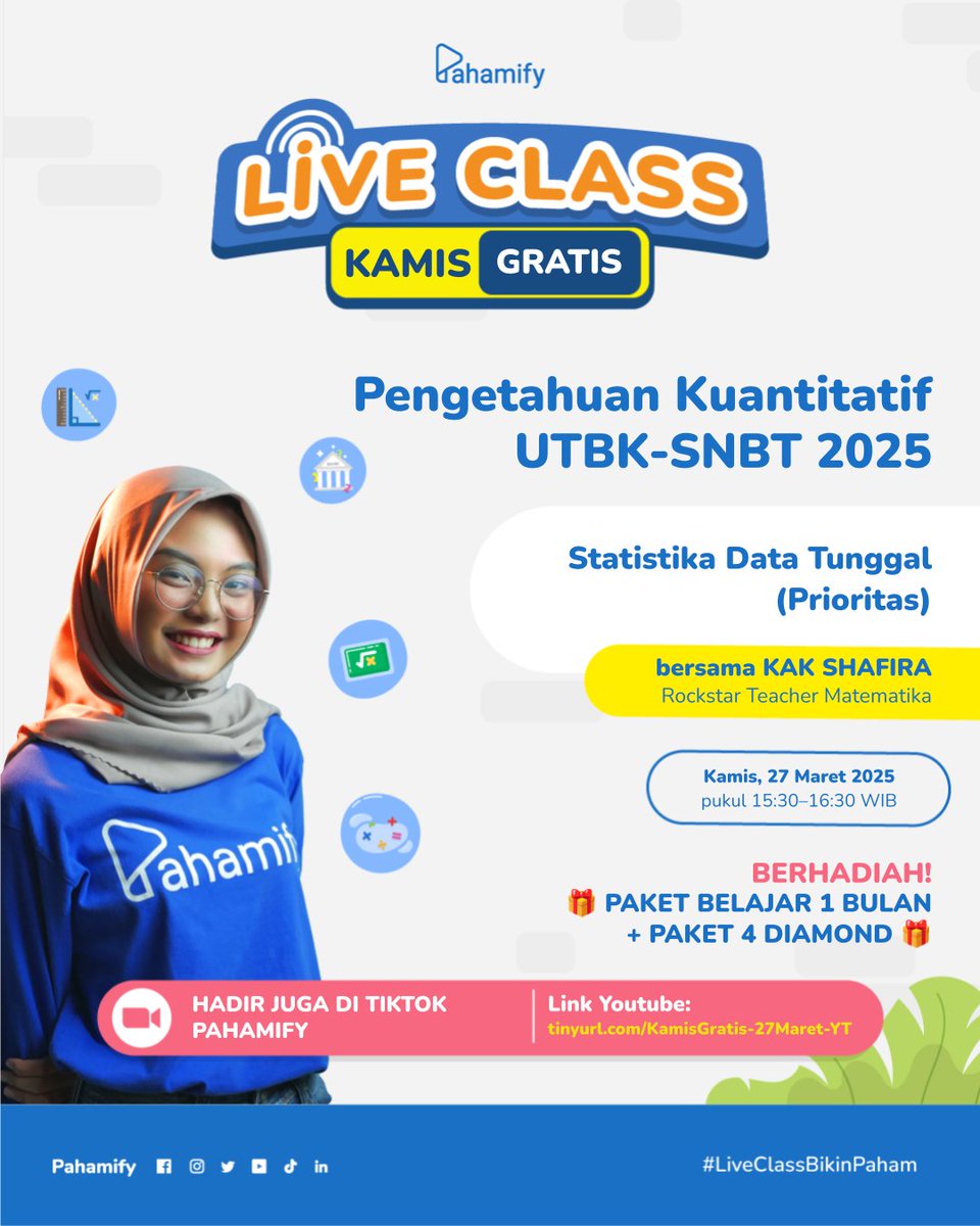 Pahamify | TO + Live Class UTBK & Ujian Mandiri tweet media